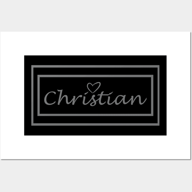 Christian Heart Wall Art by DaphInteresting